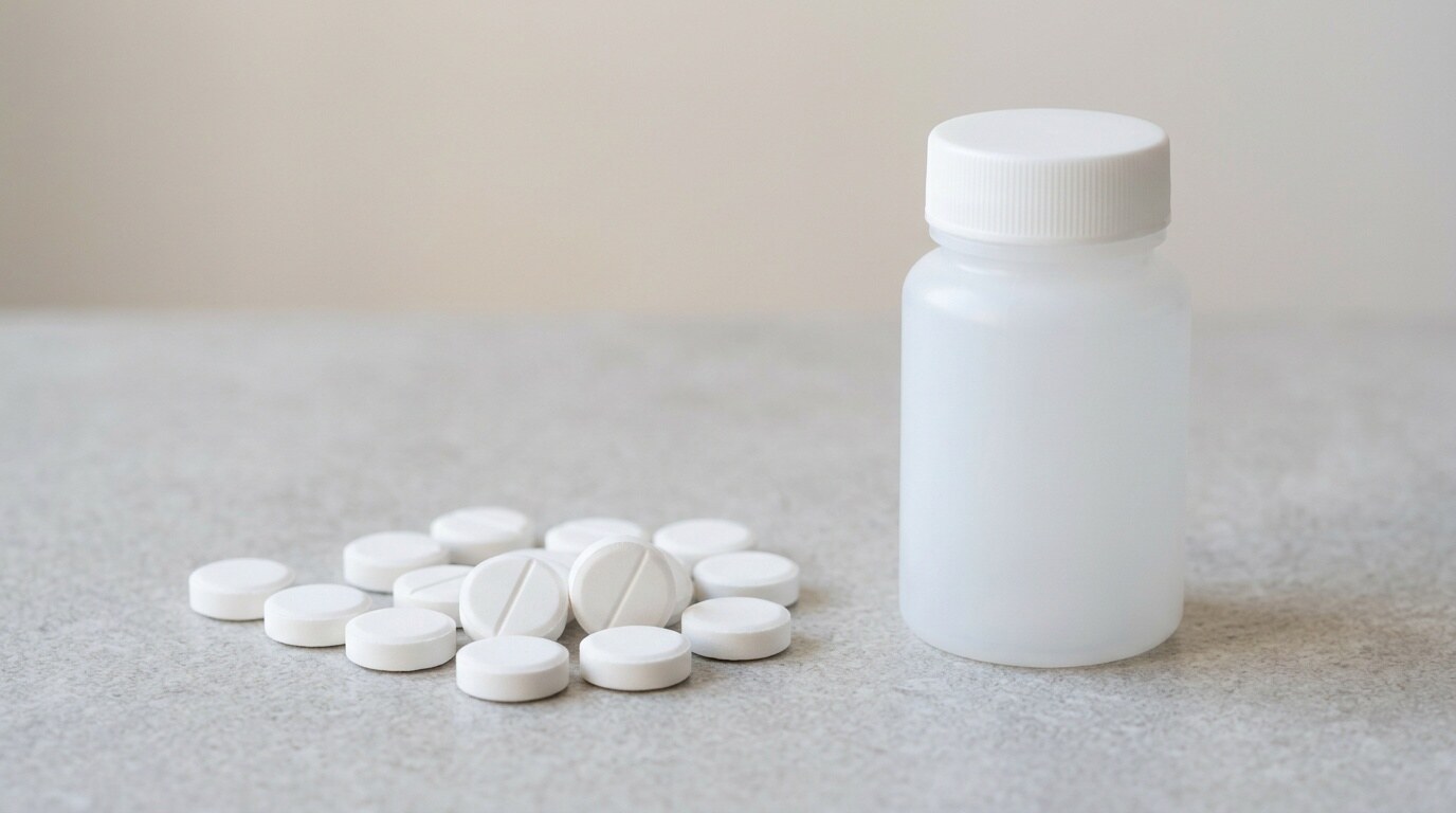 Comprimidos de furosemida 40 mg junto a un envase neutro