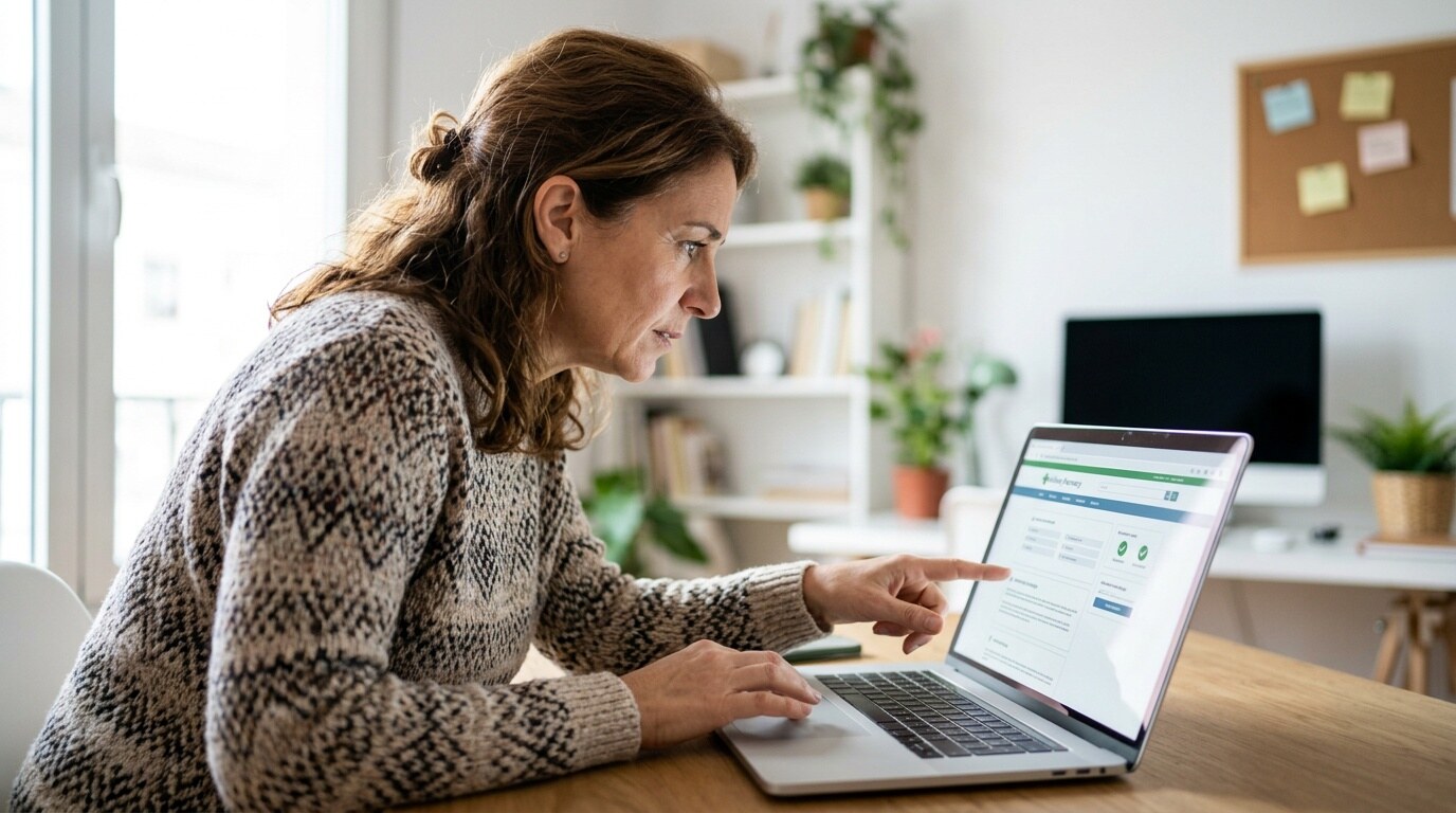 Comprobación de farmacia autorizada y disponibilidad de lisinopril 20 mg