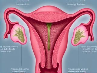 Medical illustration of Candida overgrowth causing vaginal yeast infection